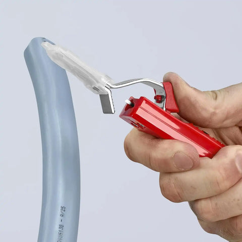 KNIPEX 1620165SB Cable Stripper, 8 to 28mm, 9 In
