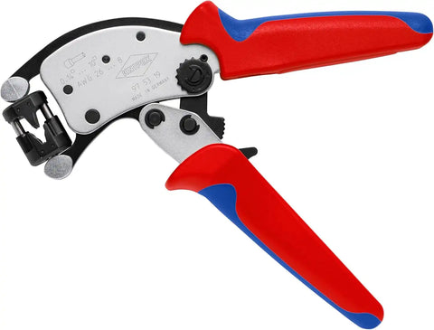 KNIPEX Tools 97 53 19 KNIPEX Twistor® T Self-Adjusting Crimping Pliers for Wire Ferrules, 8"
