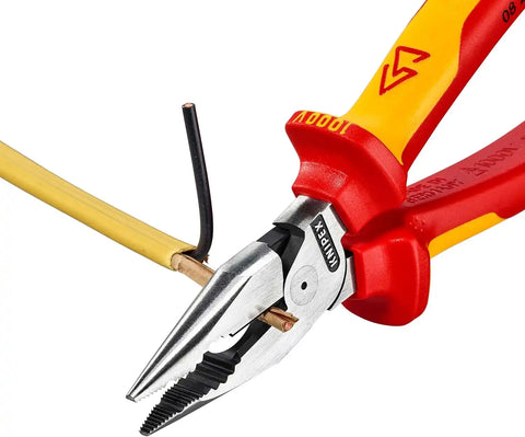 KNIPEX Tools 08 28 185 Needle-Nose Combination Pliers, 7-1/4"