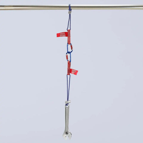 KNIPEX Tools 00 50 13 T BKA Tool Tethering Adaptor Straps with Captive Eye Carabiner up to 13 lbs.