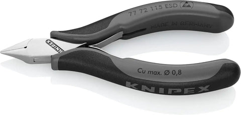 KNIPEX 77 72 115 ESD Electronics Diagonal Cutter Comfort Grip