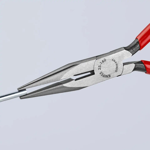 KNIPEX - 25 01 160 Tools - Long Nose Pliers With Cutter (2501160), 6-1/4 inches