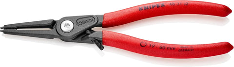 KNIPEX Tools 48 31 J2 Precision Circlip Snap-Ring Pliers with Limiter, Internal Straight