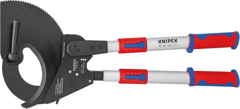 KNIPEX 95 32 100 Comfort Grip Ratcheting Type Cable Cutters