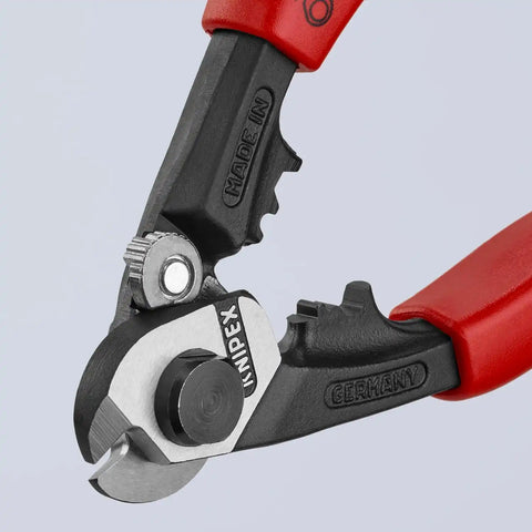 Knipex Tools 95 62 190 Wire Rope Cutters, 7 1/4-Inch, Comfort Grip