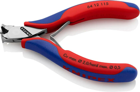 KNIPEX Tools 64 12 115 Electronics End Cutting Nippers, 4.5-Inch