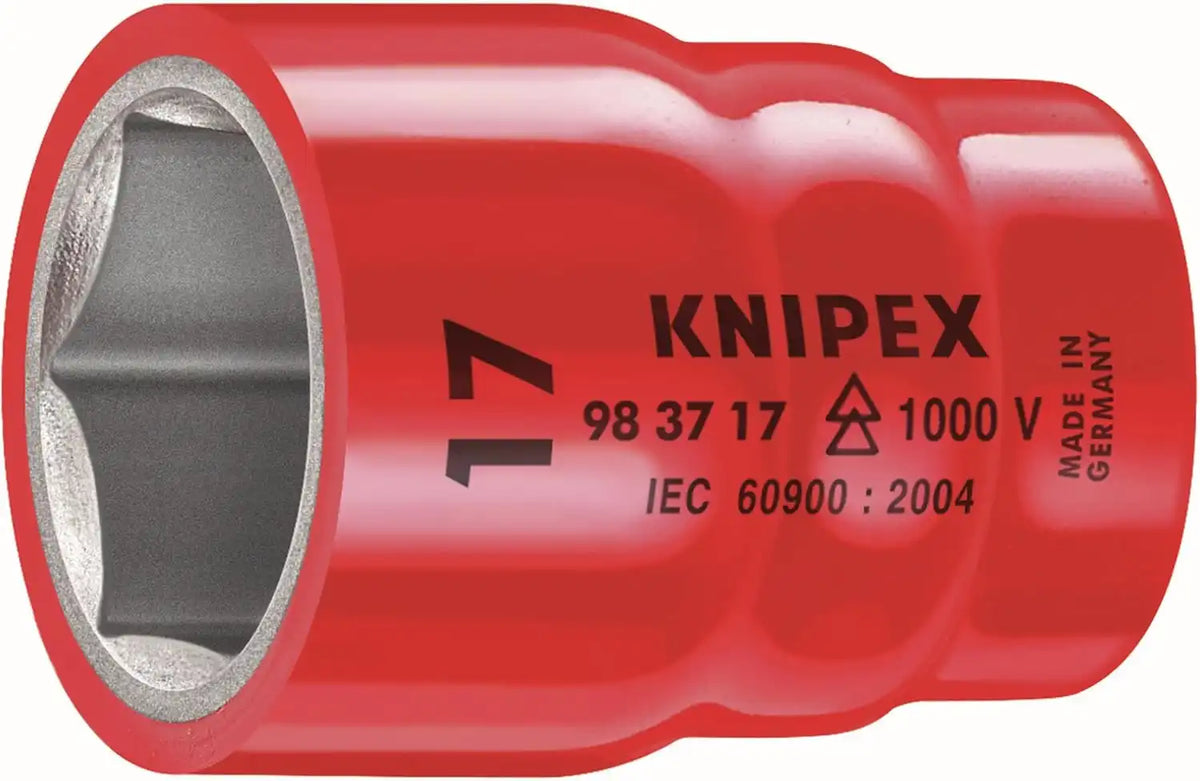 KNIPEX 98 37 17 3/8 1,000V Insulated 17 mm Hexagon Socket