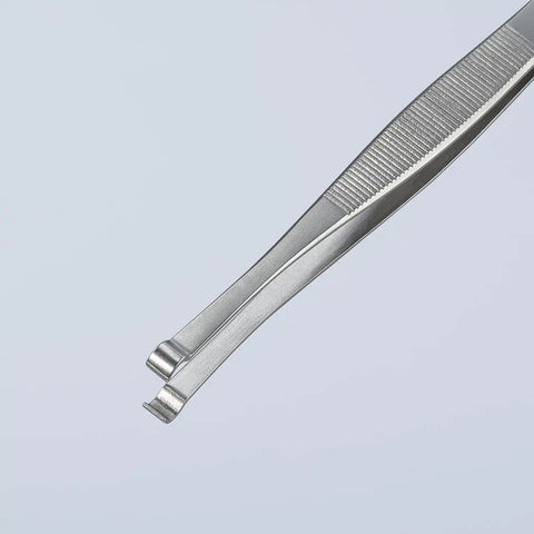 KNIPEX Tools 92 11 03 Stainless Steel Positioning Tweezers, 4-3/4"