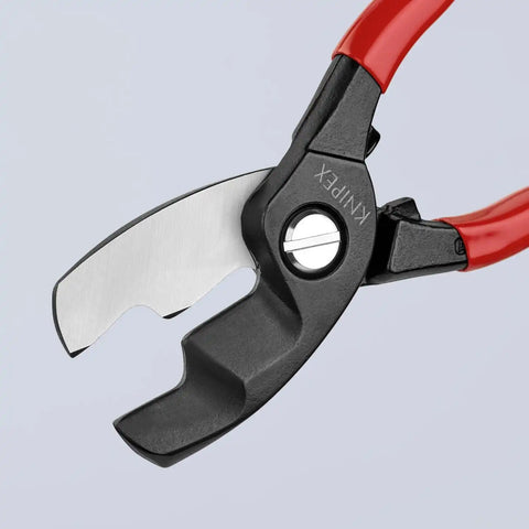 KNIPEX Tools - Cable Shears, Twin Cutting Edge (9511200), 8 inches