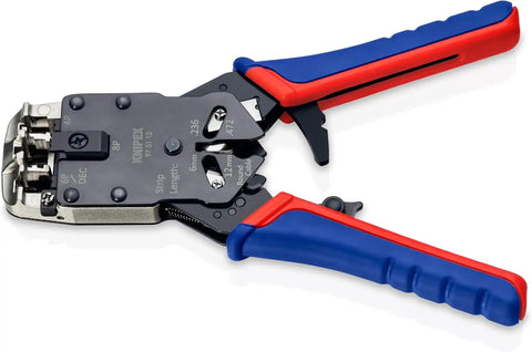 KNIPEX 97 51 12 Western Plug Type Comfort Grip Crimping Pliers