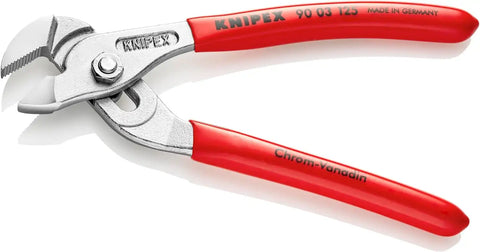 KNIPEX - 90 03 125 Tools - Mini Water Pump Pliers With Groove Joint, Chrome (9003125)