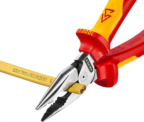 KNIPEX Tools 08 28 185 Needle-Nose Combination Pliers, 7-1/4"
