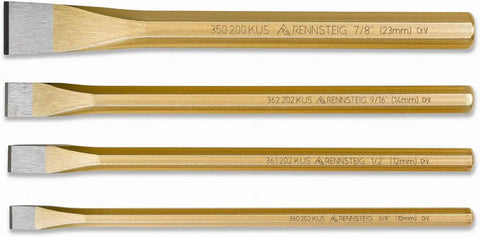 Rennsteig 9R 350 004 4 Pc Cold Chisel Set