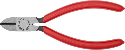 KNIPEX 70 01 125 Diagonal Cutters, Red