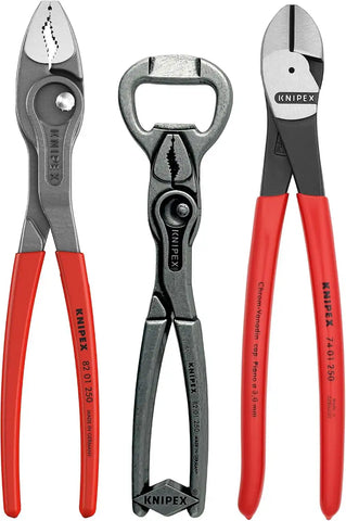 KNIPEX Tools 9K 00 80 188 US 3 Pc Summer Gift Set with Free 7" Bottle Opener