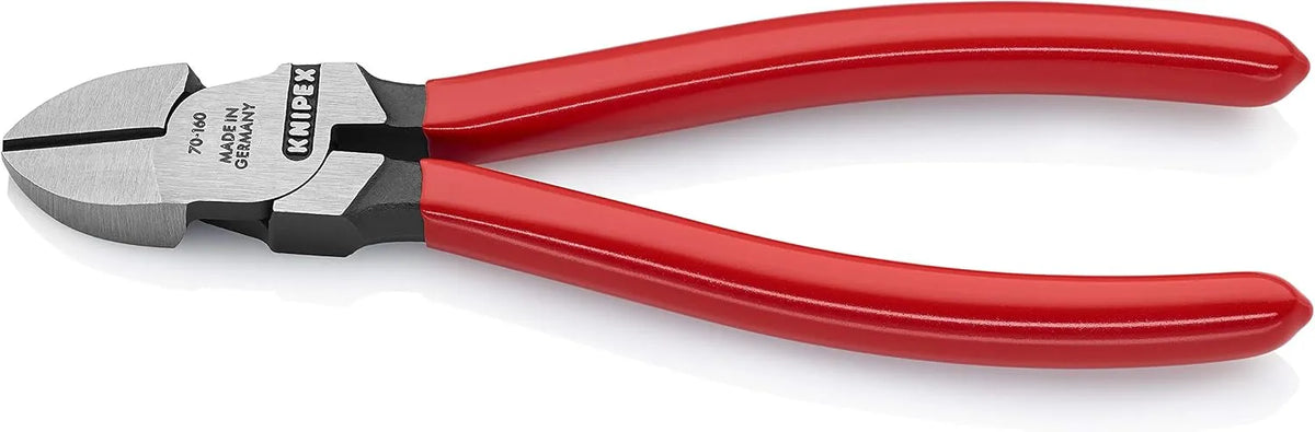 KNIPEX 70 01 160 Diagonal Cutters, 6.25-Inch | side-cutting-pliers