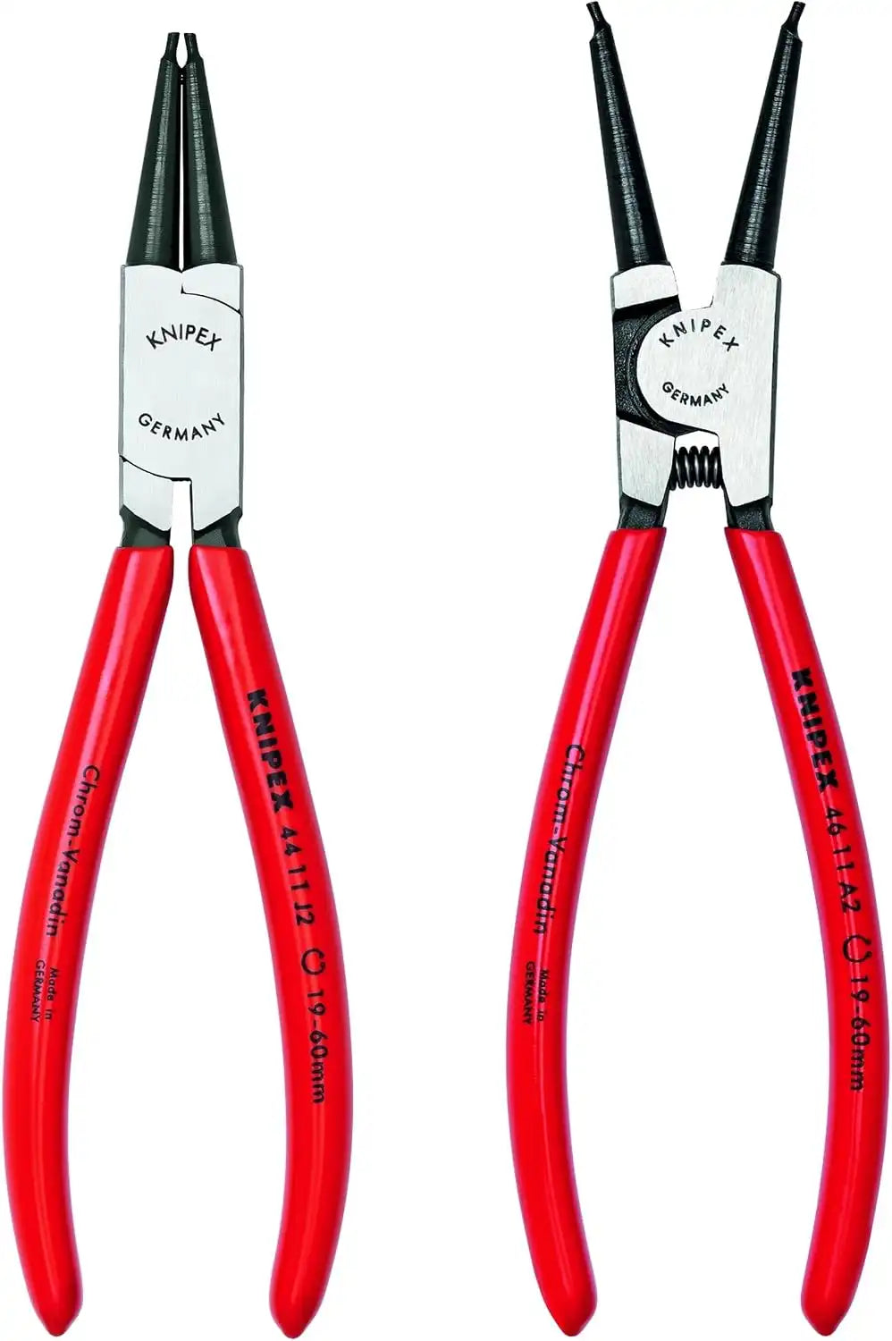 Knipex Tools 9K 00 80 18 US Circlip Snap-Ring Pliers Set (2 Piece),
