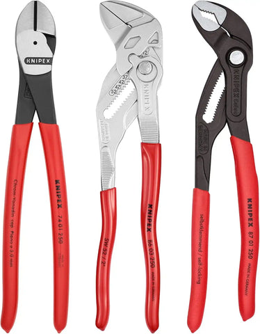 KNIPEX Tools KNP9K0080117US Pliers Set (3 Piece 10")