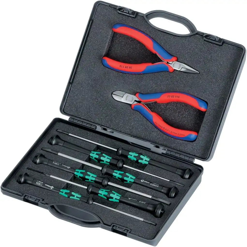 KNIPEX 00 20 18 8-Piece Electronic Tool Set