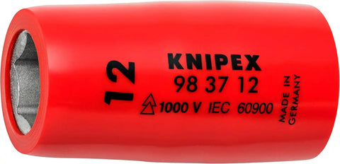KNIPEX 98 37 12 3/8 1,000V Insulated 12 mm Hexagon Socket