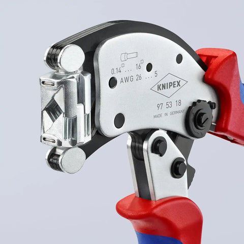 Knipex Tools 97 53 18 Self-Adjusting Crimping Pliers