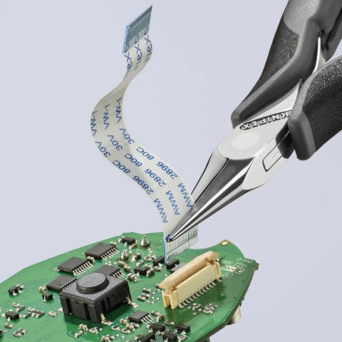 KNIPEX 35-22-115-ESD ESD Precision Electronics Pliers (half-round jaws) - MultiGrip