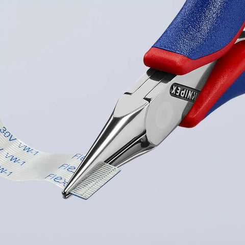 KNIPEX - 35 12 115 Tools - Electronics Pliers With Flat Tips, Multi-Component (3512115), 4.5