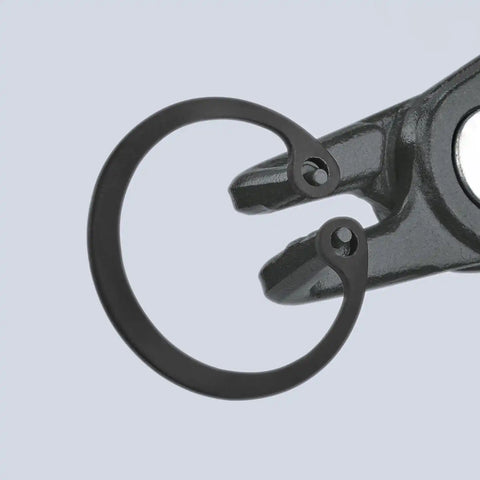 KNIPEX Tools 48 41 J11 Precision Circlip Snap-Ring Pliers with Limiter, Internal 90-Degree Angle