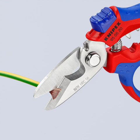 KNIPEX Tools 95 05 20 US Angled Electricians' Shears, 6-1/4"