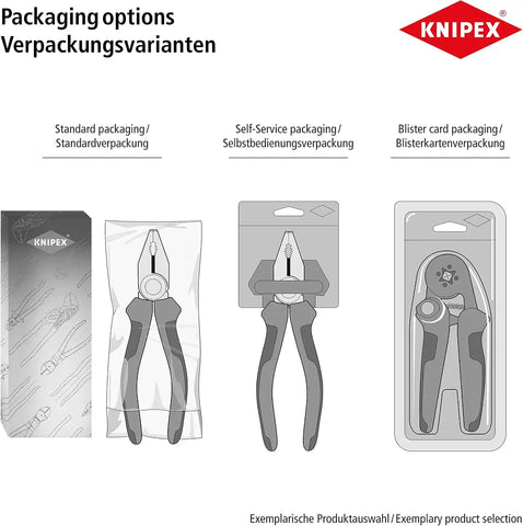 Knipex 73 72 180 BK TwinForce High Performance Leverage Diagonal Cutter with Comfort Grip Handle, Red/Blue