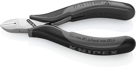 KNIPEX 77 12 115 Comfort Grip ESD Electronics Diagonal Cutters