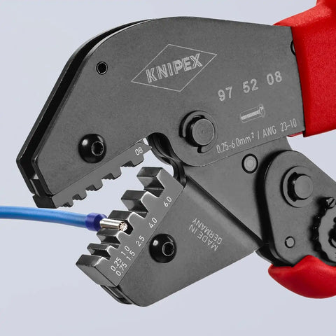KNIPEX Tools Insulated Crimper, 23-10 AWG, 10 In L