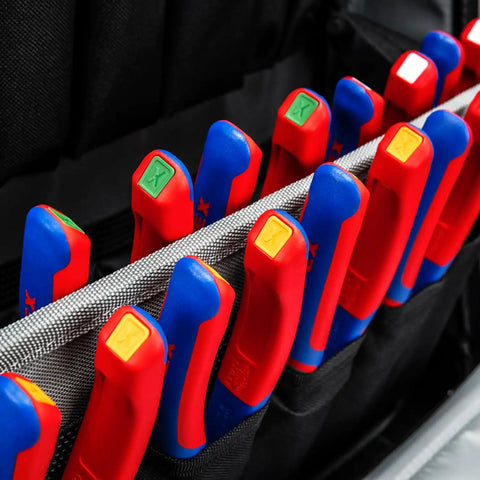 KNIPEX Tools 00 61 10 CG SBA 10 Pc KNIPEXTEND ColorCoded Clips, Green