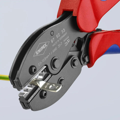 KNIPEX 20-7 AWG Knipex PreciForce Crimping Pliers, Plastic Grips - 975233