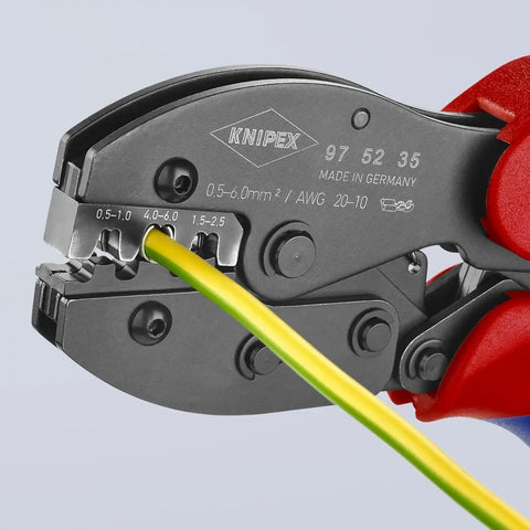 KNIPEX 97 52 35 3-Position Contact Crimping Pliers