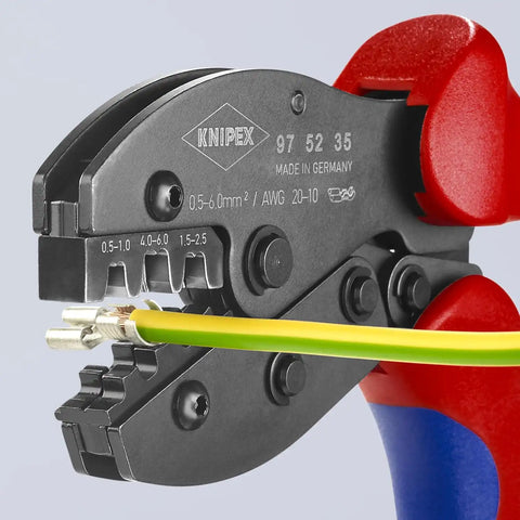 KNIPEX 97 52 35 3-Position Contact Crimping Pliers