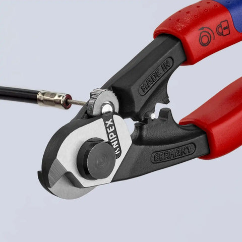 Knipex Tools 95 62 190 Wire Rope Cutters, 7 1/4-Inch, Comfort Grip