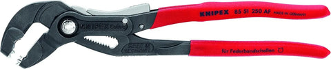 Knipex Tools 85 51 250 AF 10" Hose Clamp Pliers with Locking Device