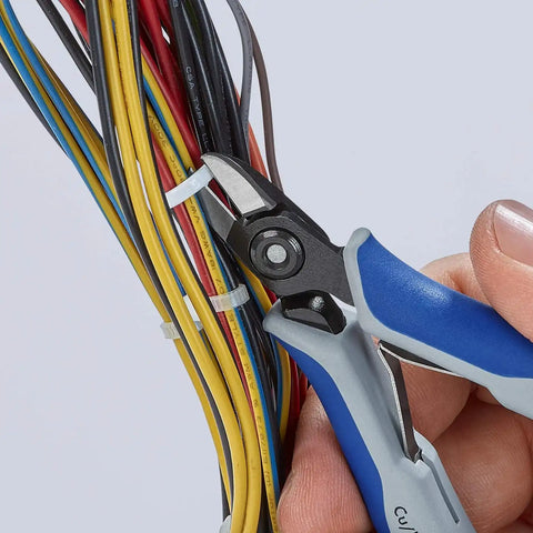 KNIPEX 79 02 125 S1 Aviation Round Nose Diagonal Cutters Comfort Grip