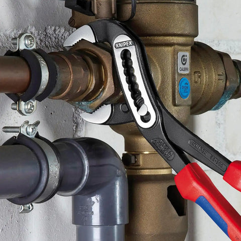 KNIPEX - 88 02 300 T BKA Tools - Alligator Water Pump Pliers, Multi-Component, Tethered Attachment (8802300TBKA)