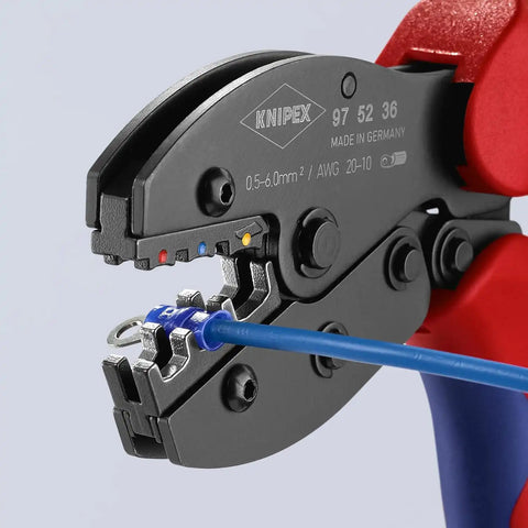 KNIPEX 97 52 36 3-Position Contact Crimping Pliers