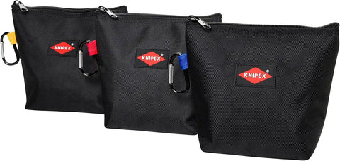 KNIPEX Tools 9K 00 80 178 US Stand-Up Tool Bag - 3-Pack, Empty