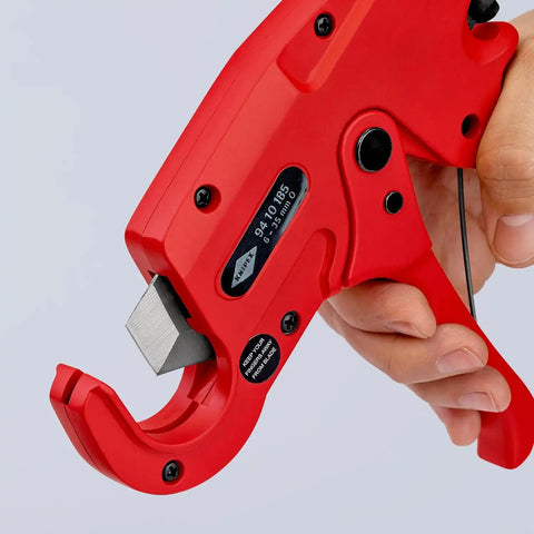KNIPEX 94 10 185 Pistol Grip Plastic Pipe Cutter