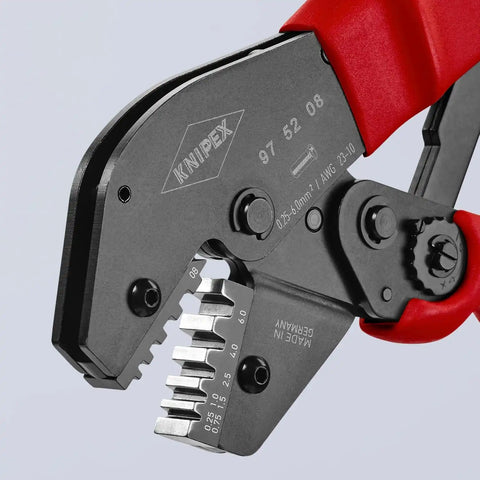KNIPEX Tools Insulated Crimper, 23-10 AWG, 10 In L