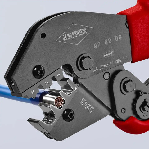 KNIPEX 97 52 09 3-Position Contact Crimping Pliers