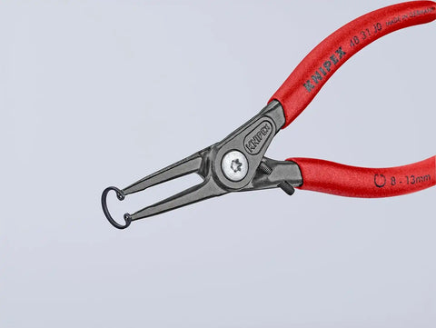 KNIPEX Tools 48 31 J0 Precision Circlip Snap-Ring Pliers with Limiter, Internal Straight