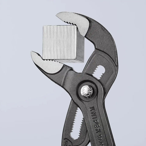 KNIPEX - 87 02 300 T BKA Tools - Cobra Water Pump Pliers, Multi-Component, Tethered Attachment (8702300TBKA)