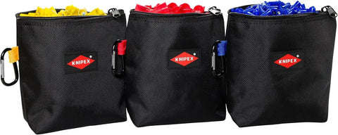 KNIPEX Tools 9K 00 80 178 US Stand-Up Tool Bag - 3-Pack, Empty
