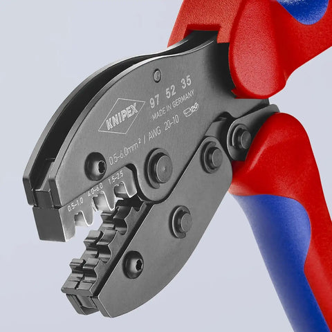 KNIPEX 97 52 35 3-Position Contact Crimping Pliers