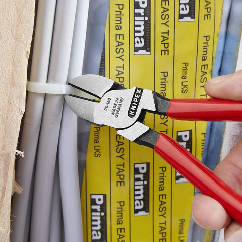 KNIPEX 70 01 160 Diagonal Cutters, 6.25-Inch | side-cutting-pliers